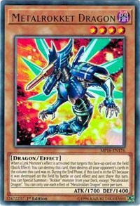 Metalrokket Dragon [MP18-EN176] Rare | Fandemonia Ltd