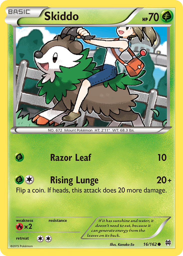 Skiddo (16/162) [XY: BREAKthrough] | Fandemonia Ltd