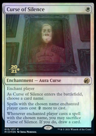 Curse of Silence [Innistrad: Midnight Hunt Prerelease Promos] | Fandemonia Ltd