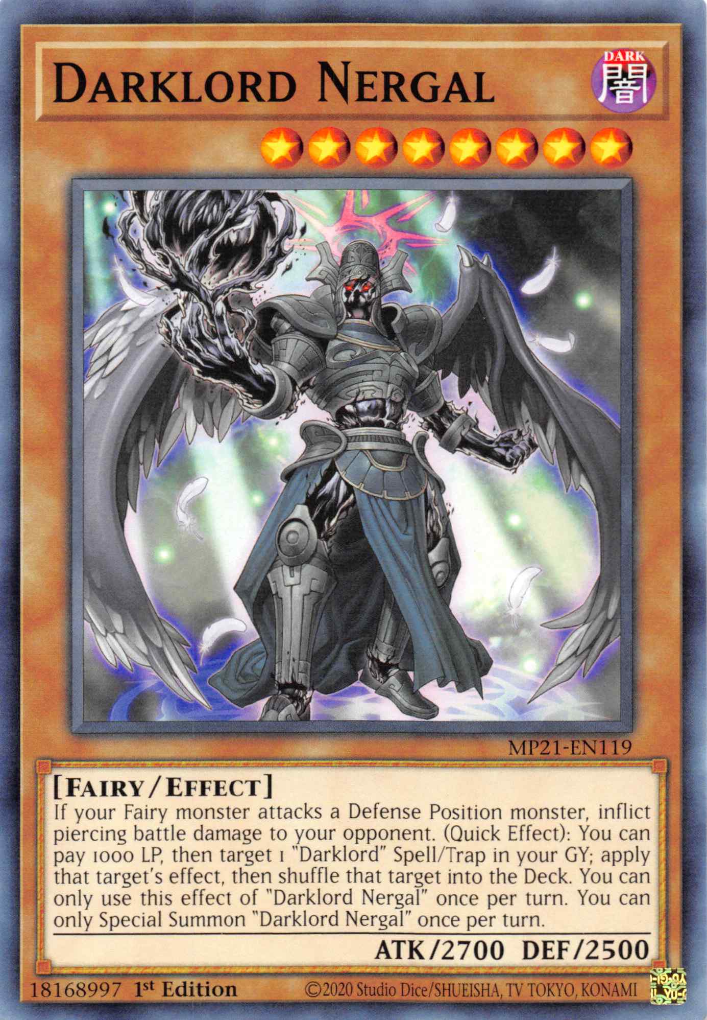 Darklord Nergal [MP21-EN119] Common | Fandemonia Ltd