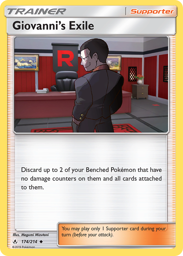 Giovanni's Exile (174/214) [Sun & Moon: Unbroken Bonds] | Fandemonia Ltd