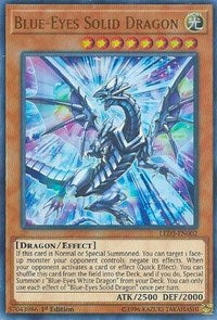 Blue-Eyes Solid Dragon [LED3-EN002] Ultra Rare | Fandemonia Ltd