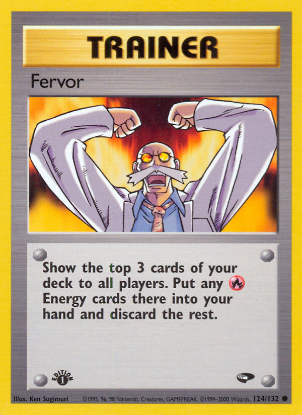 Fervor (124/132) [Gym Challenge 1st Edition] | Fandemonia Ltd