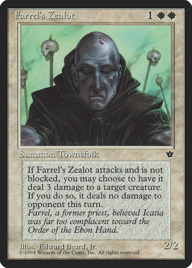 Farrel's Zealot (Edward P. Beard, Jr.) [Fallen Empires] | Fandemonia Ltd