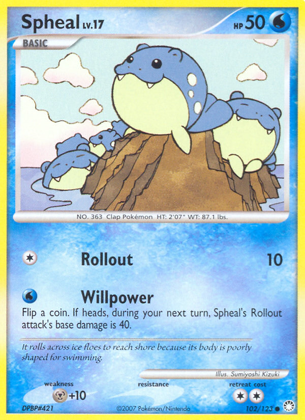 Spheal (102/123) [Diamond & Pearl: Mysterious Treasures] | Fandemonia Ltd