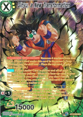 Ginyu, a New Transformation (SPR) [BT12-088] | Fandemonia Ltd