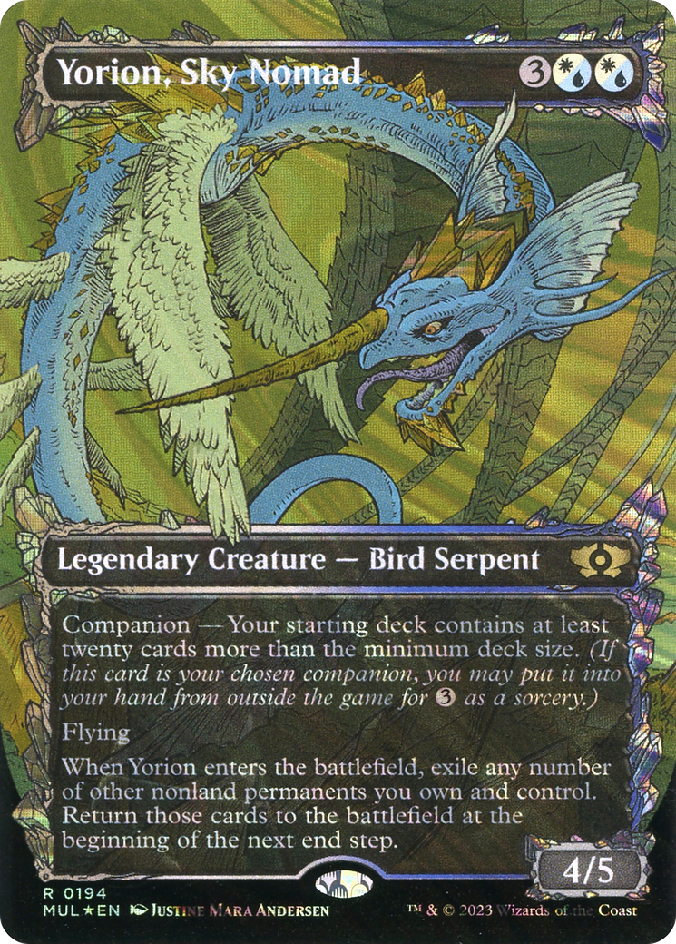 Yorion, Sky Nomad (Halo Foil) [Multiverse Legends] | Fandemonia Ltd