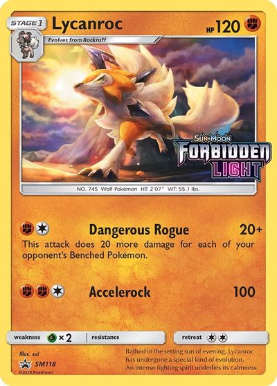 Lycanroc (SM118) (Prerelease Promo) [Sun & Moon: Black Star Promos] | Fandemonia Ltd