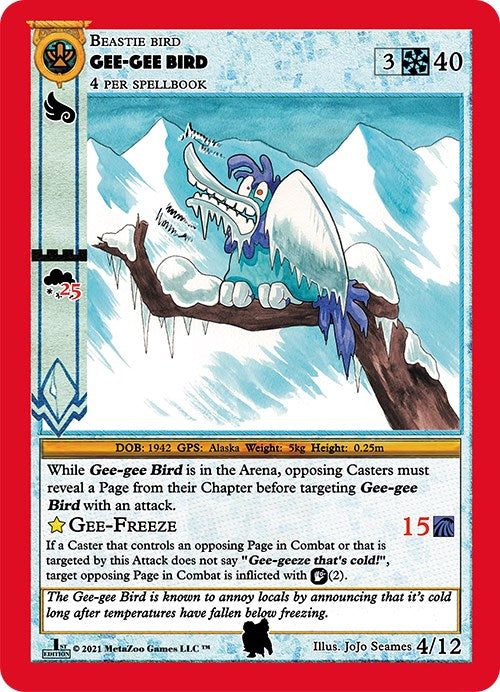 Gee-Gee Bird [Alpha Iceman Starter Deck] | Fandemonia Ltd