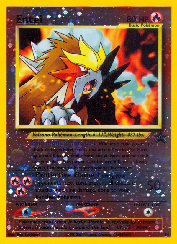 Entei (34) [Wizards of the Coast: Black Star Promos] | Fandemonia Ltd