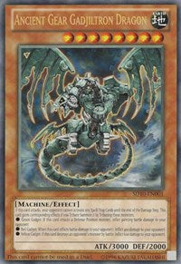 Ancient Gear Gadjiltron Dragon (Oversized) (Machine Madness) [SD10-EN001] Promo | Fandemonia Ltd