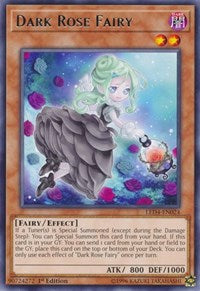 Dark Rose Fairy [LED4-EN024] Rare | Fandemonia Ltd
