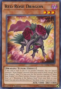 Red Rose Dragon [LED4-EN025] Rare | Fandemonia Ltd