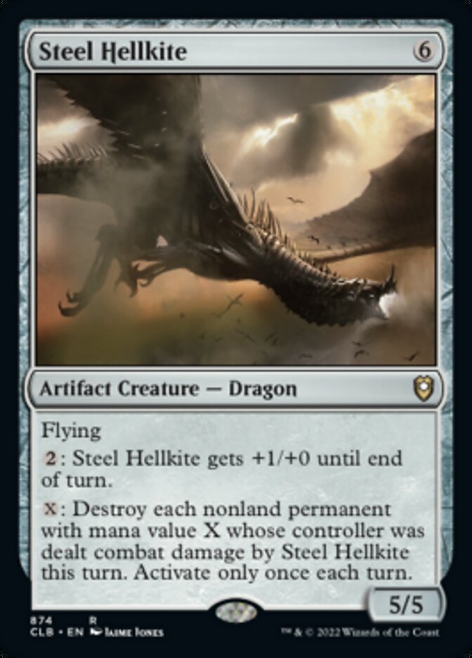 Steel Hellkite [Commander Legends: Battle for Baldur's Gate] | Fandemonia Ltd