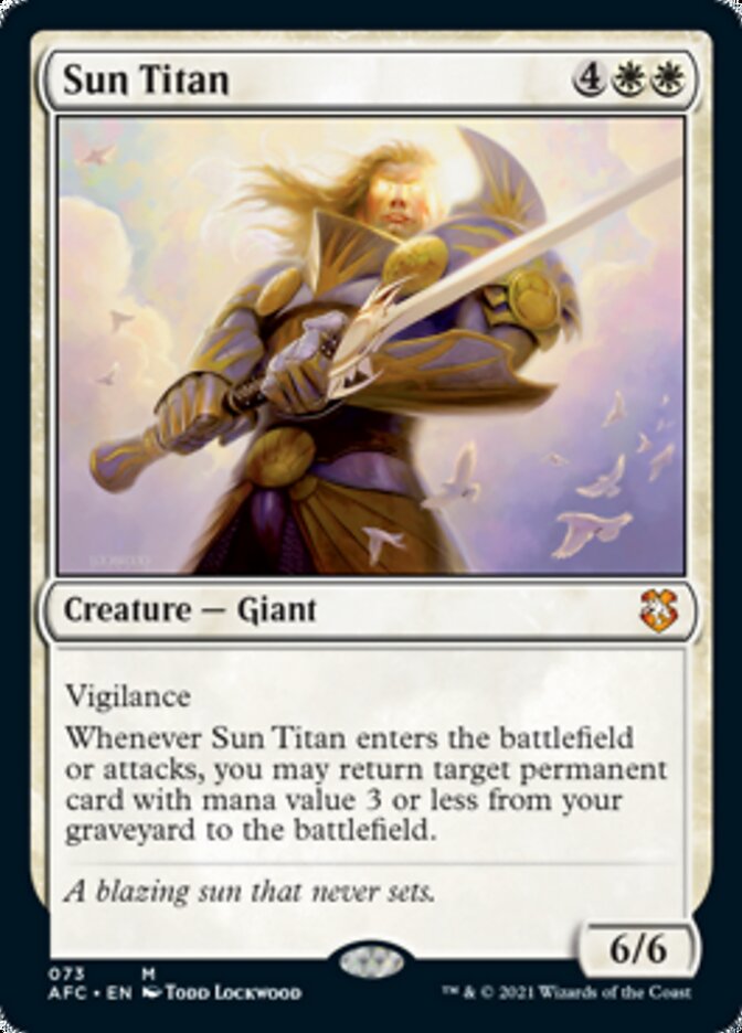 Sun Titan [Dungeons & Dragons: Adventures in the Forgotten Realms Commander] | Fandemonia Ltd