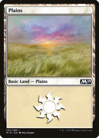 Plains (263) [Core Set 2019] | Fandemonia Ltd