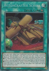 Witchcrafter Scroll [INCH-EN025] Secret Rare | Fandemonia Ltd