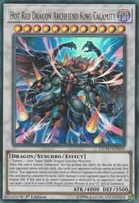 Hot Red Dragon Archfiend King Calamity [DUPO-EN059] Ultra Rare | Fandemonia Ltd