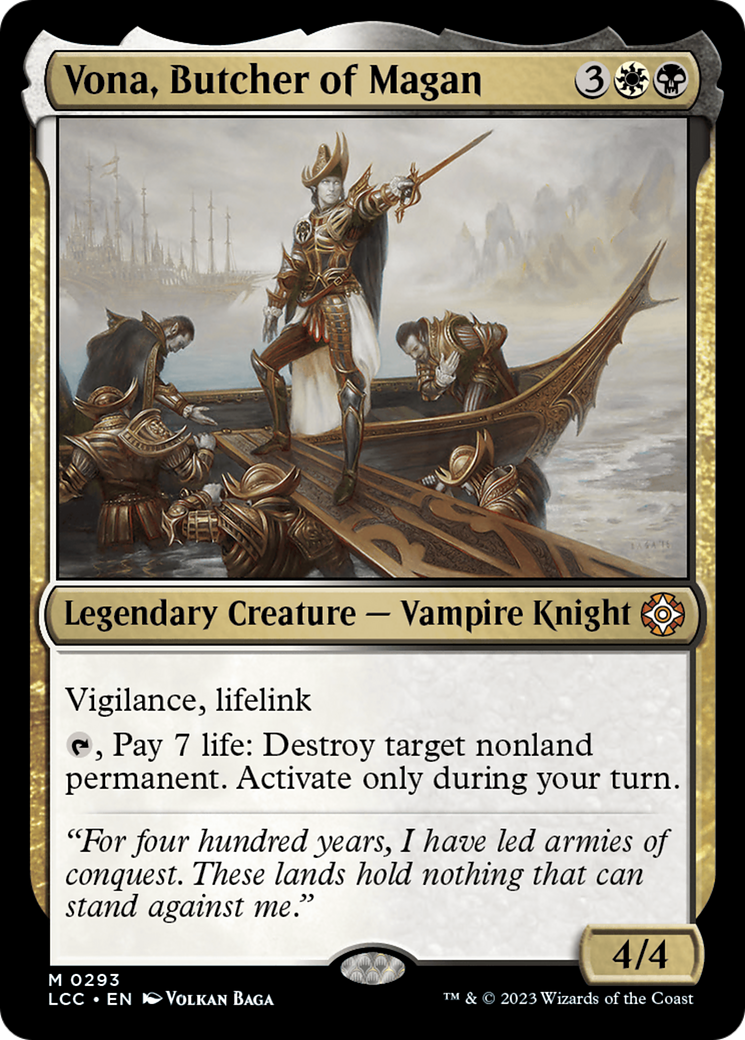 Vona, Butcher of Magan [The Lost Caverns of Ixalan Commander] | Fandemonia Ltd