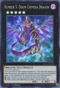 Number 5: Doom Chimera Dragon [DANE-EN092] Super Rare | Fandemonia Ltd