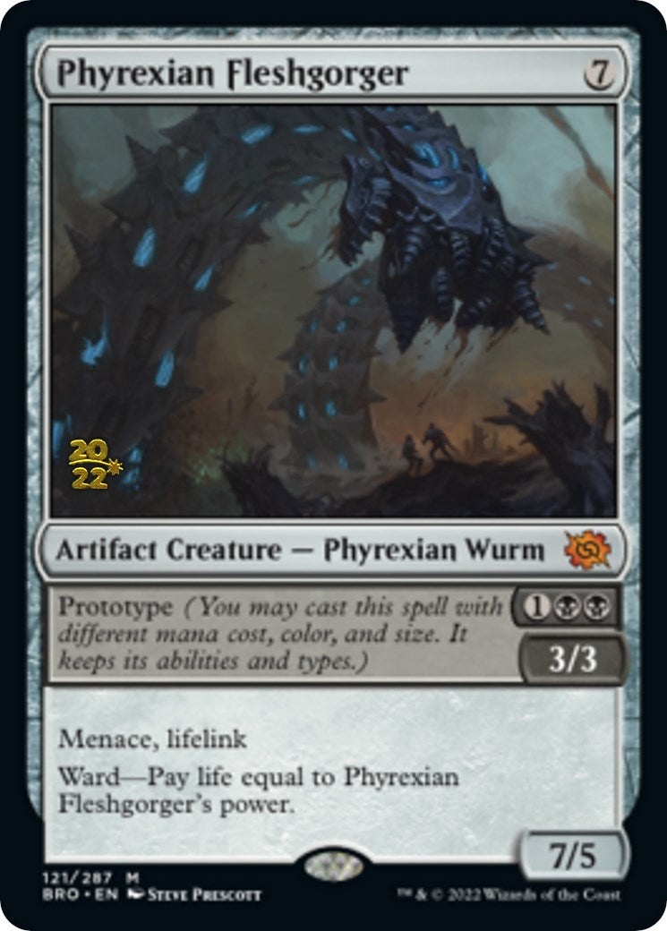 Phyrexian Fleshgorger [The Brothers' War: Prerelease Promos] | Fandemonia Ltd