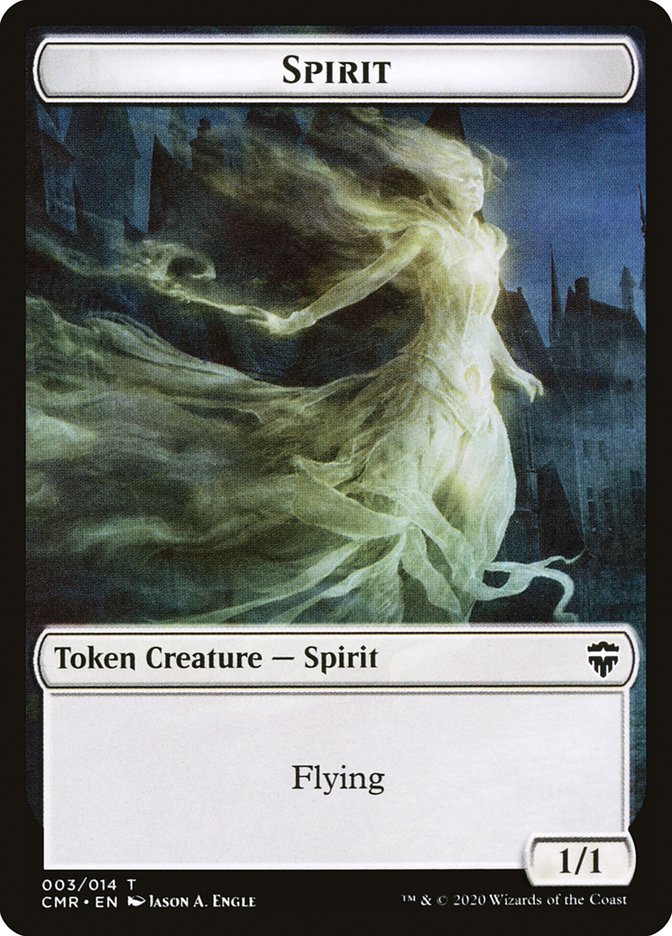 Angel // Spirit Token [Commander Legends Tokens] | Fandemonia Ltd