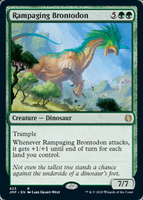 Rampaging Brontodon [Jumpstart] | Fandemonia Ltd