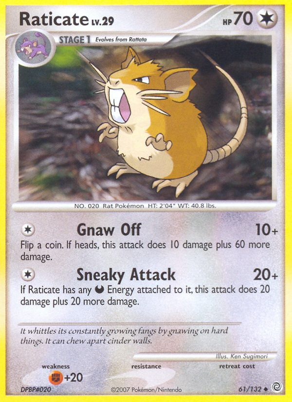 Raticate (61/132) [Diamond & Pearl: Secret Wonders] | Fandemonia Ltd