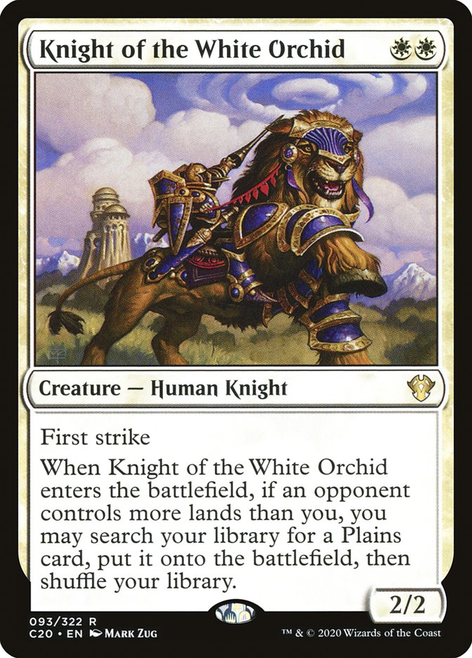 Knight of the White Orchid [Commander 2020] | Fandemonia Ltd