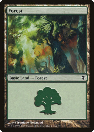 Forest (248a) [Zendikar] | Fandemonia Ltd