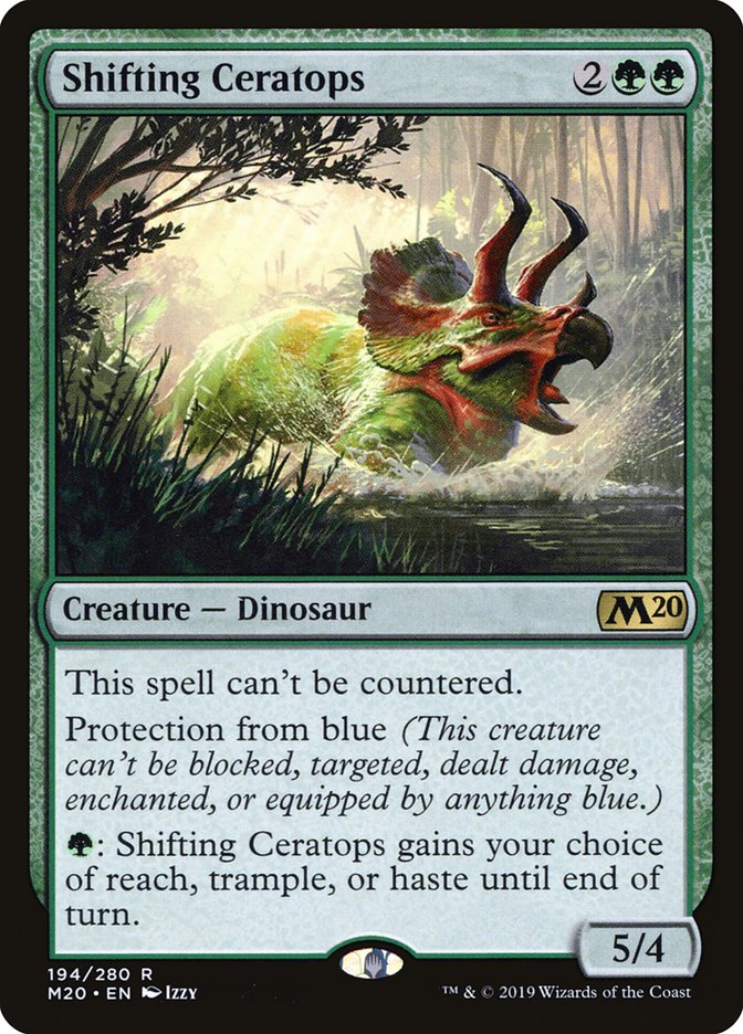 Shifting Ceratops [Core Set 2020] | Fandemonia Ltd