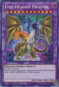 Five-Headed Dragon [BLHR-EN000] Secret Rare | Fandemonia Ltd