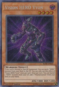 Vision HERO Vyon [BLHR-EN059] Secret Rare | Fandemonia Ltd