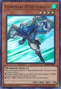 Elemental HERO Stratos [BLHR-EN061] Ultra Rare | Fandemonia Ltd