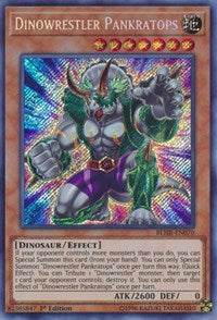 Dinowrestler Pankratops [BLHR-EN070] Secret Rare | Fandemonia Ltd