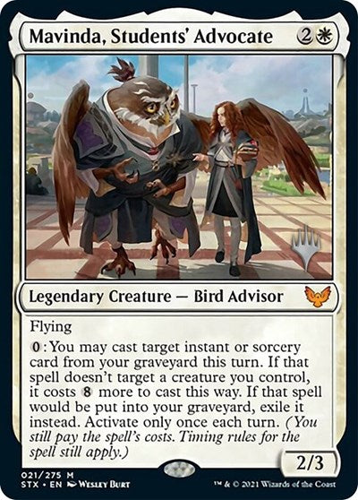 Mavinda, Students' Advocate (Promo Pack) [Strixhaven: School of Mages Promos] | Fandemonia Ltd