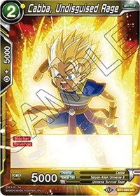 Cabba, Undisguised Rage [BT7-081] | Fandemonia Ltd