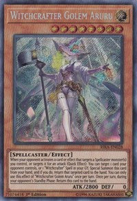 Witchcrafter Golem Aruru [RIRA-EN028] Secret Rare | Fandemonia Ltd