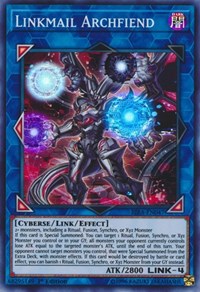 Linkmail Archfiend [RIRA-EN047] Super Rare | Fandemonia Ltd