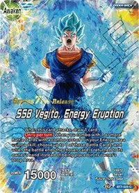 Son Goku & Vegeta // SSB Vegito, Energy Eruption (Assault of the Saiyans) [BT7-025_PR] | Fandemonia Ltd