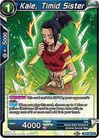 Kale, Timid Sister (Assault of the Saiyans) [BT7-041_PR] | Fandemonia Ltd