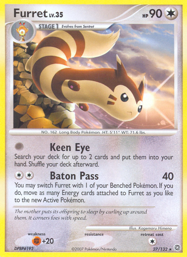 Furret (27/132) [Diamond & Pearl: Secret Wonders] | Fandemonia Ltd