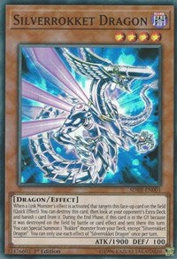 Silverrokket Dragon [SDRR-EN001] Super Rare | Fandemonia Ltd