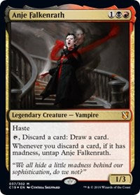 Anje Falkenrath (Commander 2019) [Oversize Cards] | Fandemonia Ltd