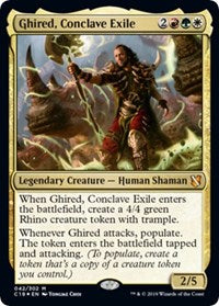 Ghired, Conclave Exile (Commander 2019) [Oversize Cards] | Fandemonia Ltd