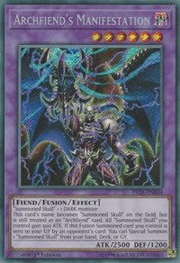 Archfiend's Manifestation [FIGA-EN034] Secret Rare | Fandemonia Ltd