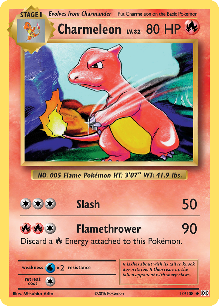 Charmeleon (10/108) [XY: Evolutions] | Fandemonia Ltd