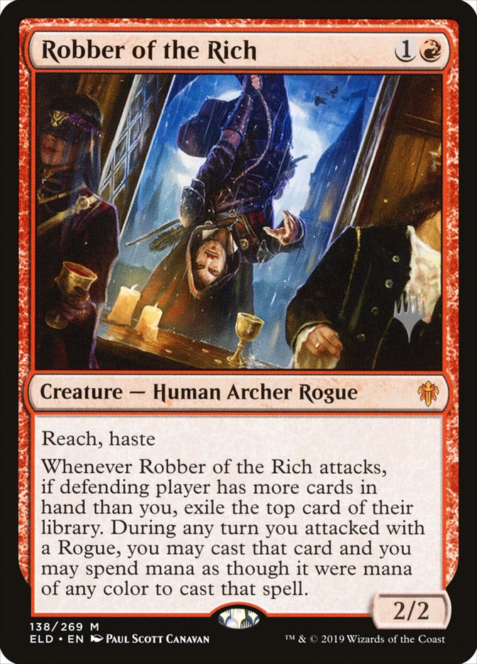 Robber of the Rich (Promo Pack) [Throne of Eldraine Promos] | Fandemonia Ltd