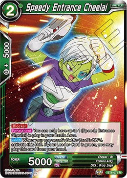 Speedy Entrance Cheelai (Shatterfoil) (BT6-071) [Dragon Brawl] | Fandemonia Ltd