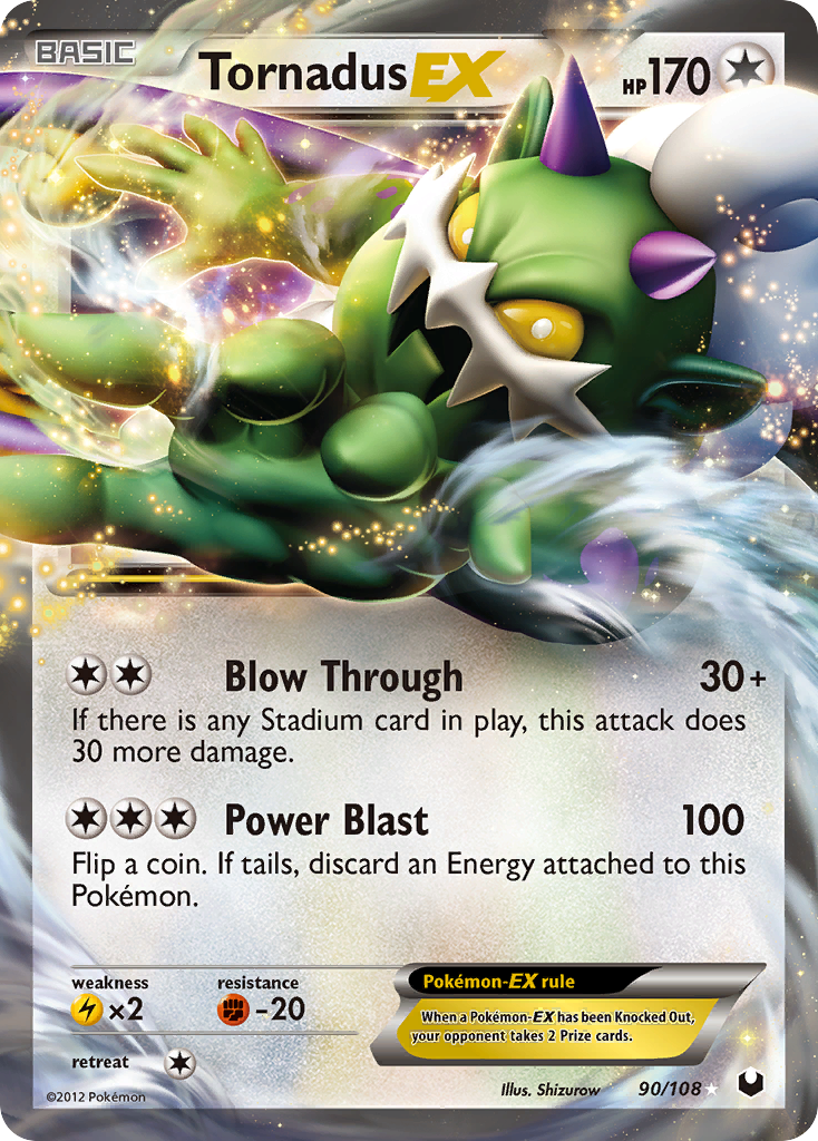 Tornadus EX (90/108) [Black & White: Dark Explorers] | Fandemonia Ltd